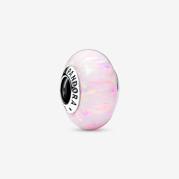 Pandora Charm Opale Glitter Rosa - Argento Sterling 925 / Opale sintetico / Rosa