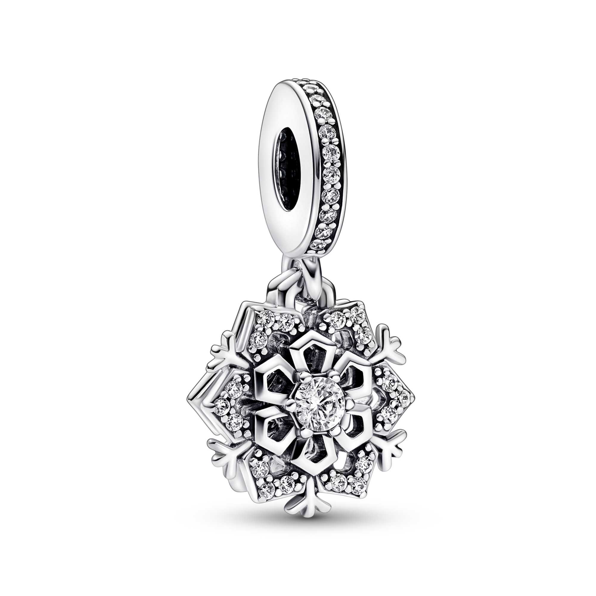 Pandora Charm Pendente Doppio Fiocco di Neve