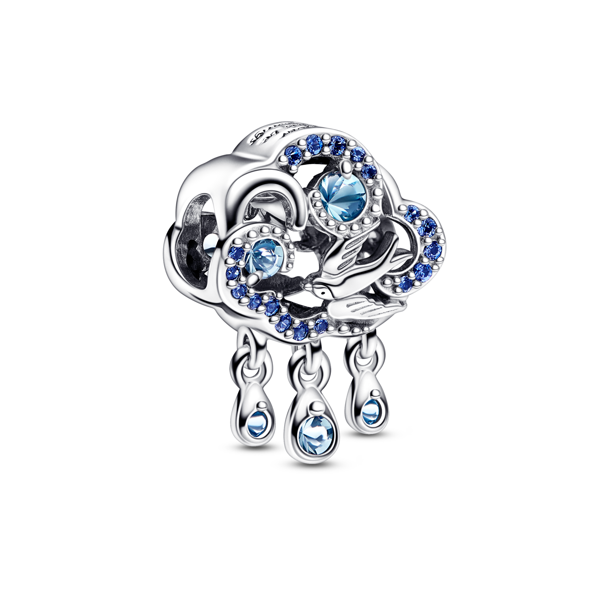 Pandora Charm Nuvola e Rondine - Argento Sterling