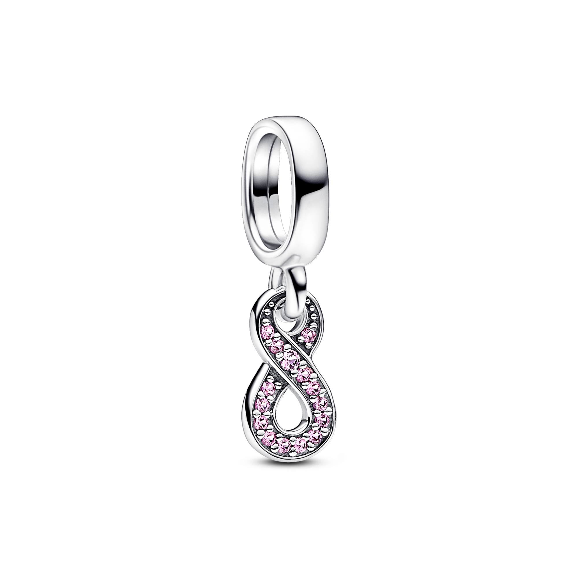 Pandora Charm Pendente Infinito Rosa - Argento