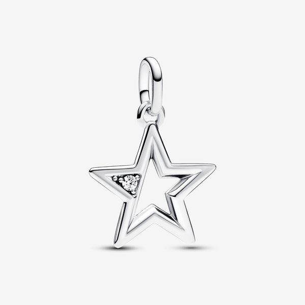 Charm Medallion Star Pandora ME - Argento Sterling 925 / Zirconia cubica