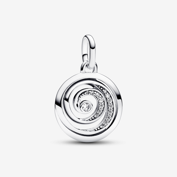 Charm Medallion Gratitude Spiral Pandora ME - Argento Sterling 925 / Zirconia cubica
