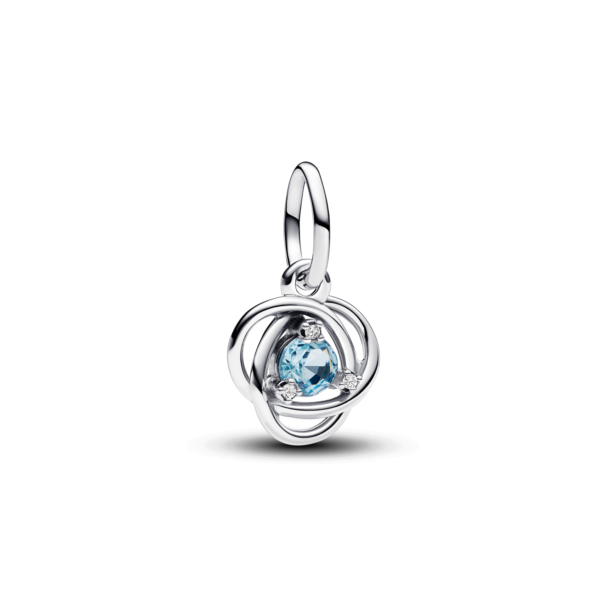 Pandora Pendente Cerchio Eterno Azzurro Marzo