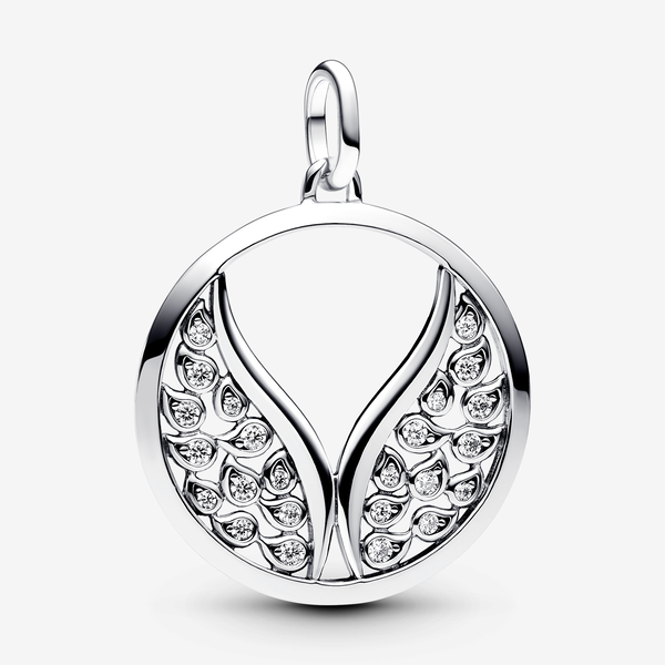 Charm Medallion Wings Grande Pandora ME - Argento Sterling 925 / Zirconia cubica