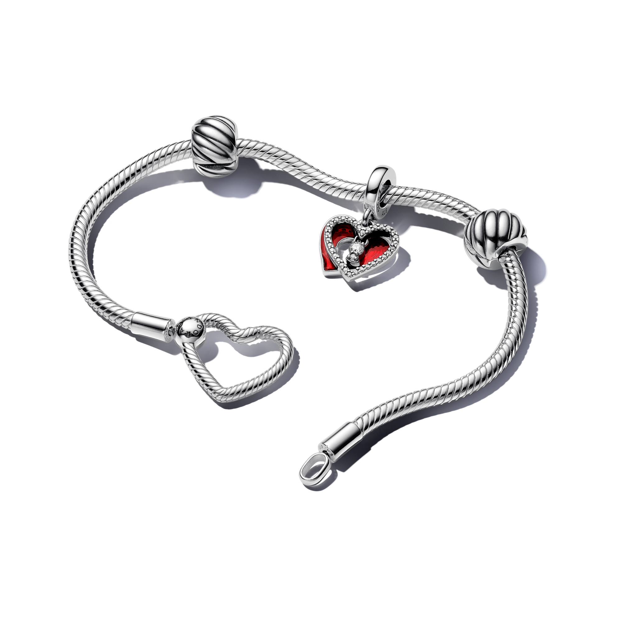 Pandora Cuore Doppio - Argento Sterling 925 /