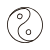 Orecchini Yin Yang in Argento 925 Placcato Rodio con Diamanti, Gioielli Tai Chi